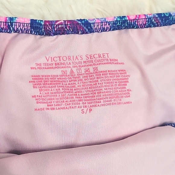 Victoria S Secret Swim New Victorias Secret Floral Teeny Bikini Bottoms Small String Scrunch